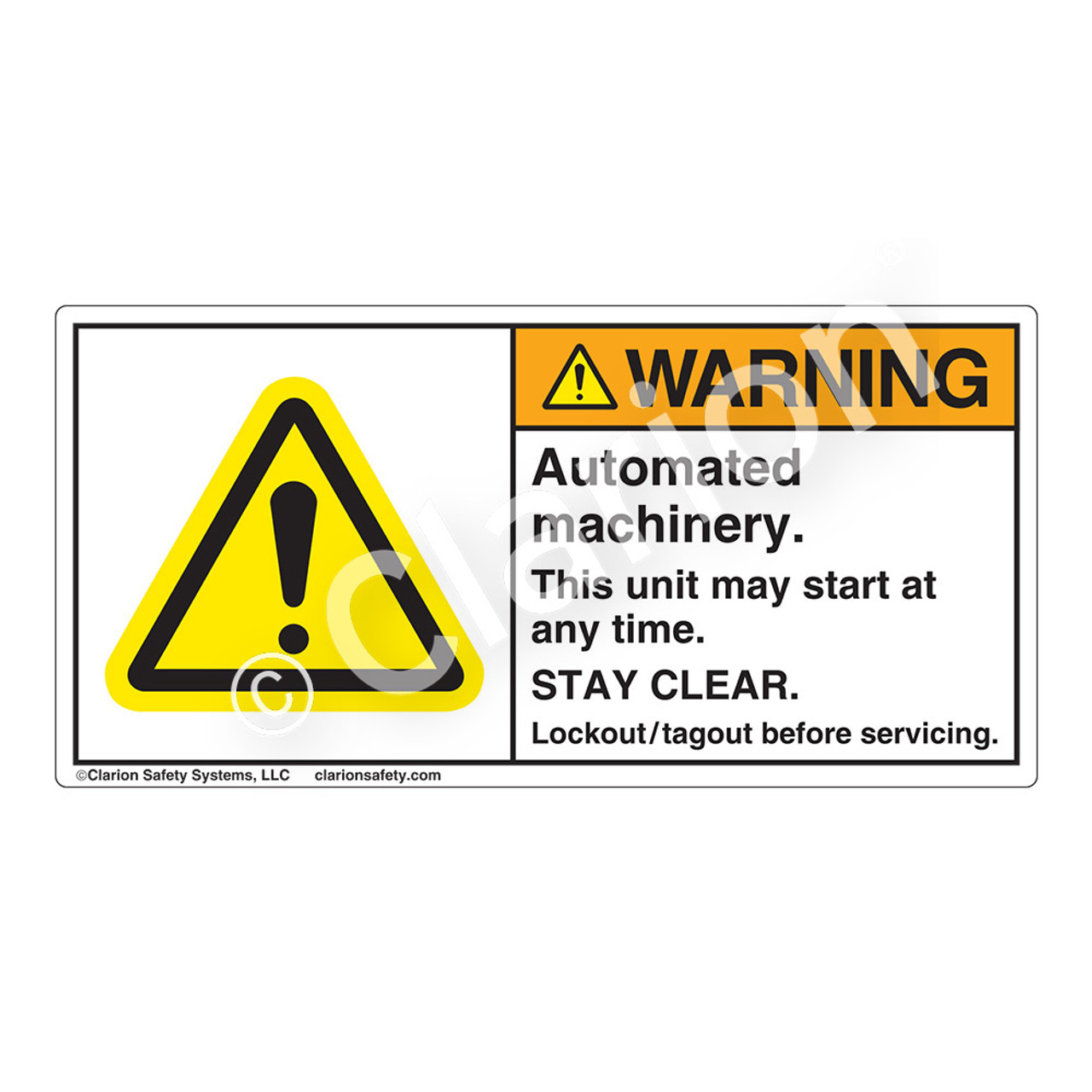 Warning Labels | ANSI Warning Labels