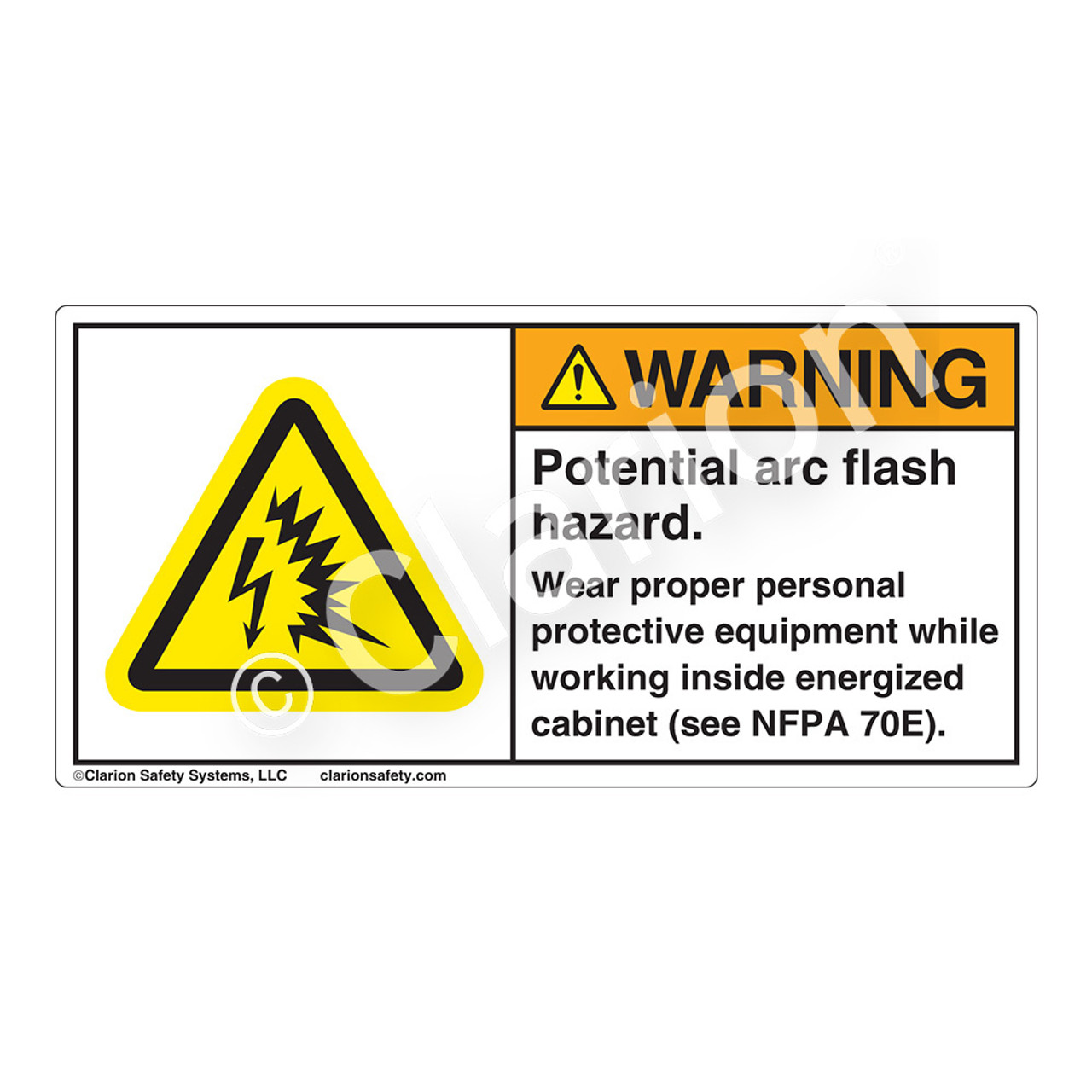 Wear Full Protective Clothing Military Hazard Symbol Signs, SKU