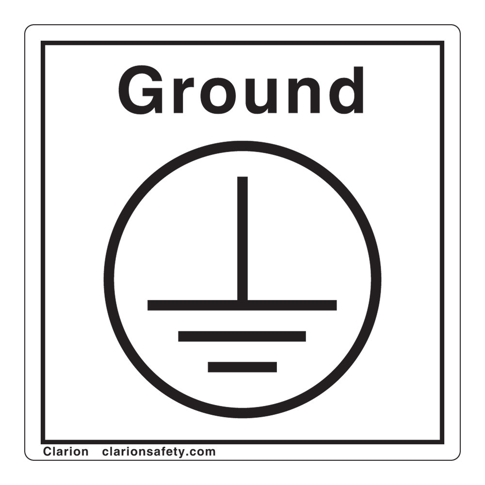 Protective Earth (Ground) (IEC5019b-) Label