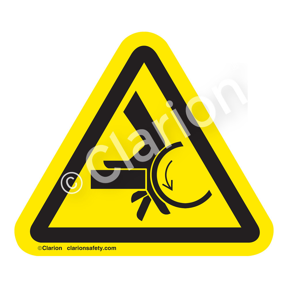 Hand Crush/Roller Pinch Point (IS1043-) Label