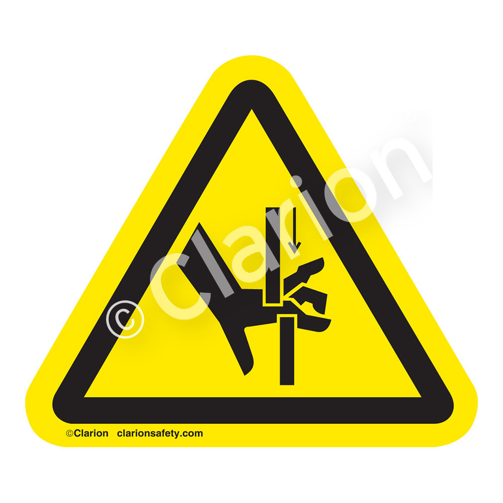 Hand Crush/Moving Parts (IS1099-) Label