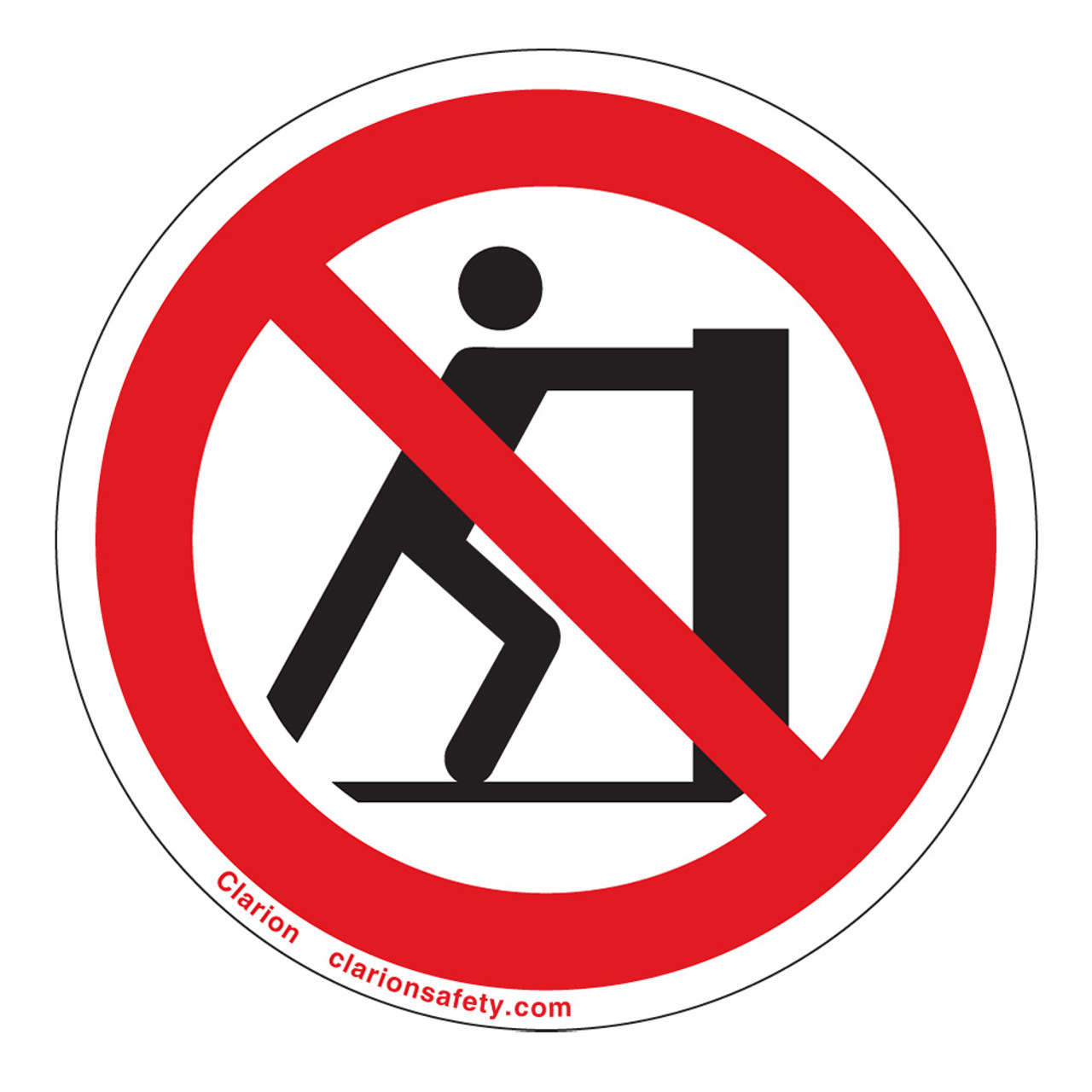 Do Not Push (IS6066-) Label