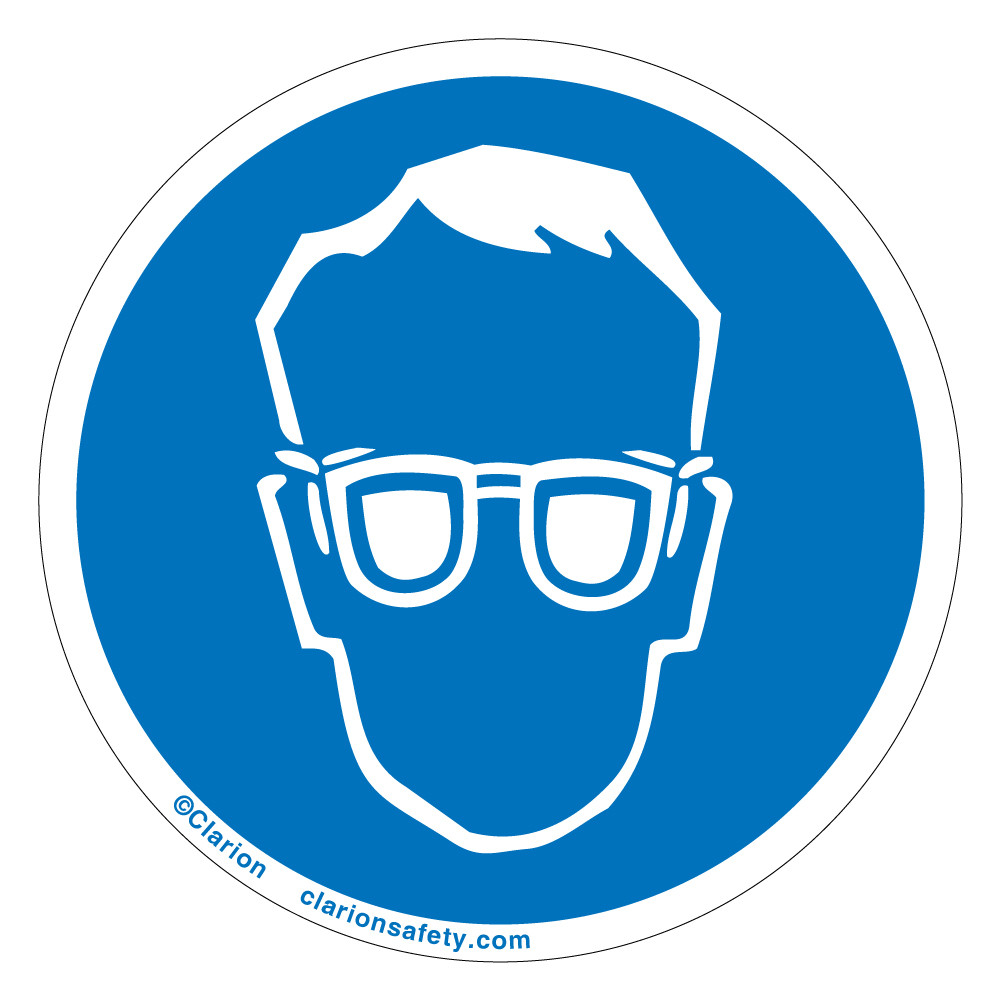 Wear Eye Protection (IS6040) Label