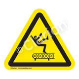 Fall Hazard From Conveyor Label (IS5016-) Fall Hazard From Conveyor Label (IS5016-)