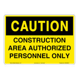 Caution/Construction Area Sign (OS1036CH-) Caution/Construction Area Sign (OS1036CH-)