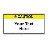 Custom Caution Label Custom Caution Label