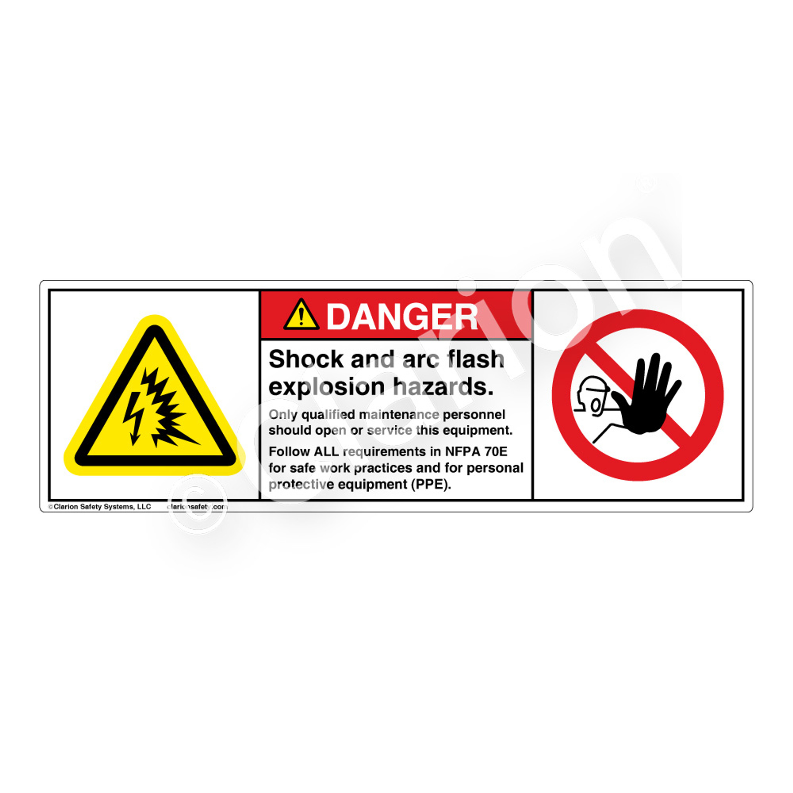 Arc Flash Safety Labels | Clarion Safety Systems