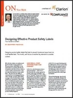 Effective Product Safety Labels: Your Guide to Content 