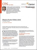 Effective Product Safety Labels: Your Guide to Symbols 