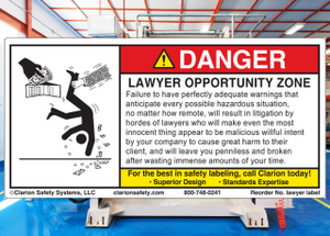 How Complying with Voluntary Label and Sign Standards Can Reduce the Impact of a Nuclear Verdict