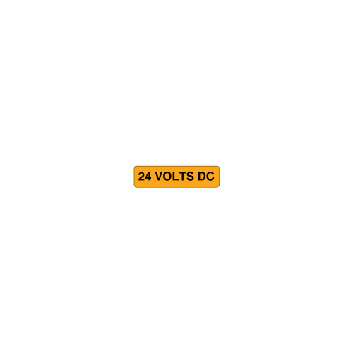 24 Volts DC Label (C26296-01)