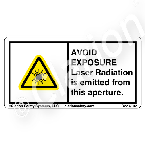 Avoid Exposure Laser Radiation (C2237-02)