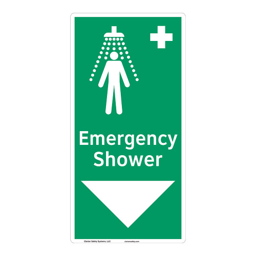 Emergency Shower Sign (F1042-) Emergency Shower Sign (F1042-)