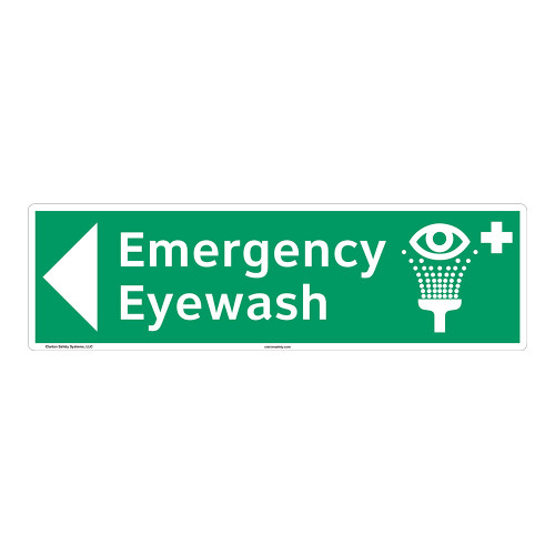 Emergency Eyewash Sign (F1050-) Emergency Eyewash Sign (F1050-)