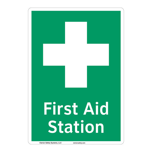 First Aid Station Sign (F1053-) First Aid Station Sign (F1053-)