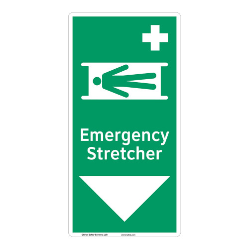Emergency Stretcher Sign (F1067-) Emergency Stretcher Sign (F1067-)