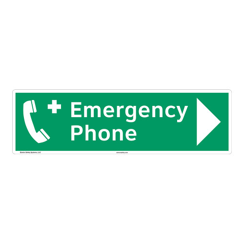 Emergency Phone Sign (F1069-)