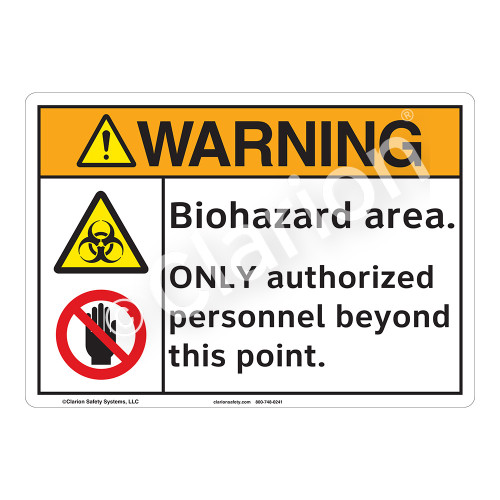 Warning Biohazard Sign (F1181-)