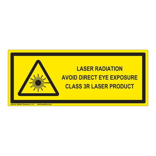 Class 3R Laser Product Label (IEC-6003-E66-H)