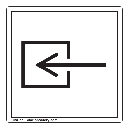 Input/Entrance Non-Electrical Label (IEC70794-)