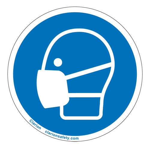 Wear Dust Mask Label (IS6049-)