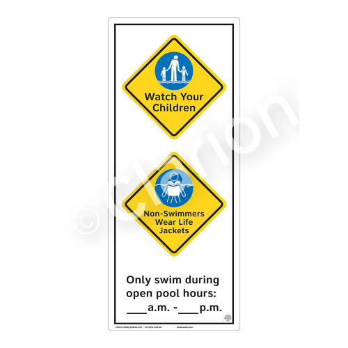 Watch Your Children Sign (WSS2263-52b-e) )