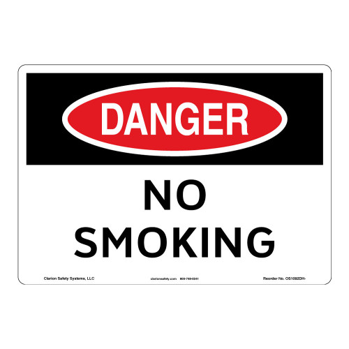 Danger/No Smoking Sign (OS1092DH-)
