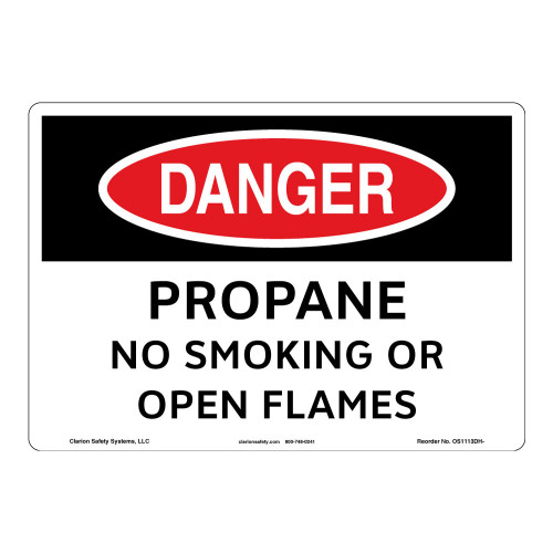 Danger/Propane Sign (OS1113DH-)