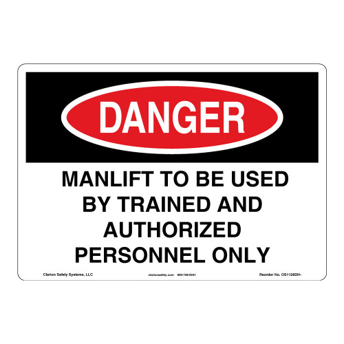 Danger/No Trespassing Sign (OS1068DH-) Sign
