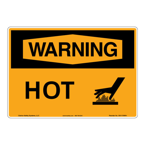 Warning/Hot Sign (OS1170WH-) Warning/Hot Sign (OS1170WH-)