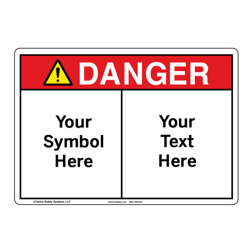 Custom Danger Sign