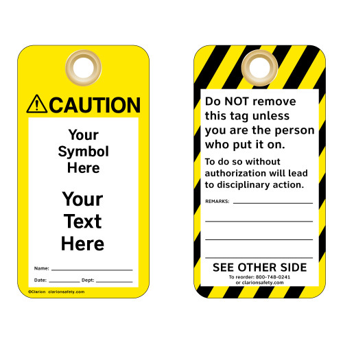 Custom Caution Tag