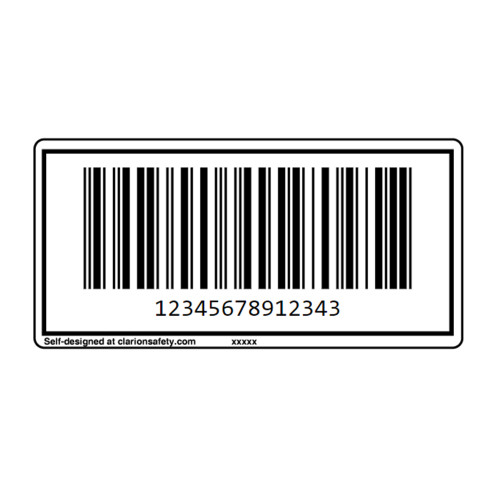 Custom ITF-14 Barcode Label