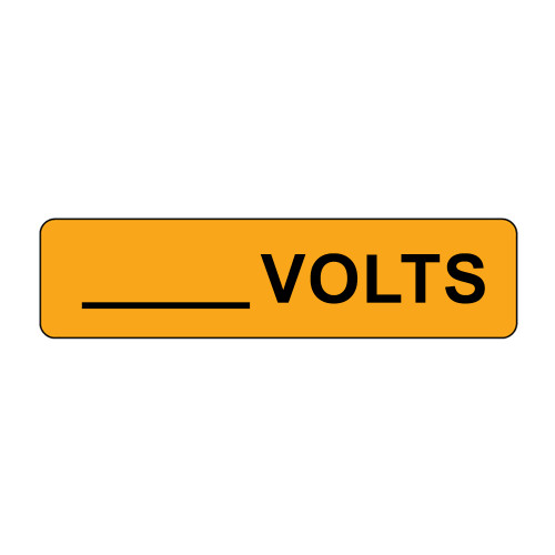 Custom Voltage Label