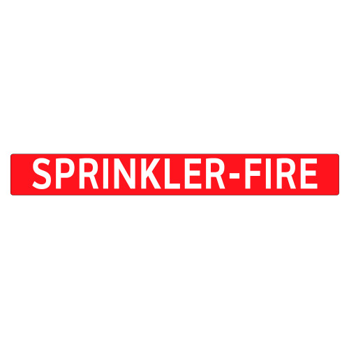 SPRINKLER-FIRE Pipe Marker (PS-PF2R)