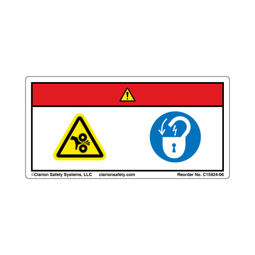 Danger/Rotating Cutting Blade (C15924-06)