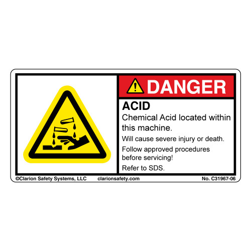 Danger/Acid (C31967-06)