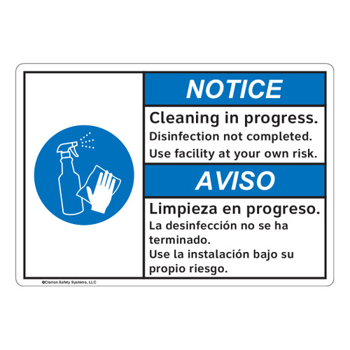 Notice/Cleaning in Progress (FL1122-)