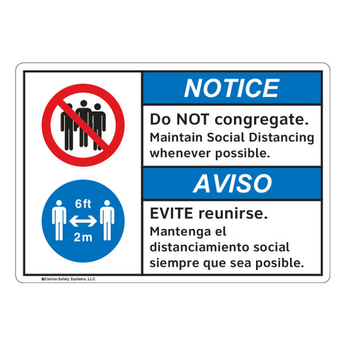 Notice/Do Not Congregate (FL1126-)