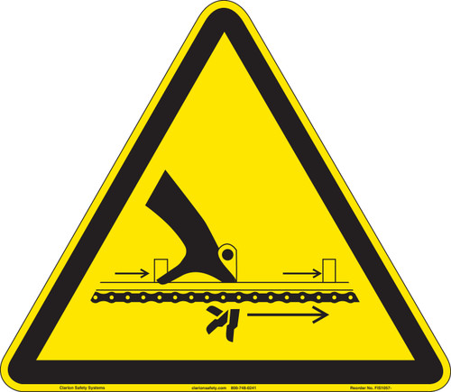 Pinch Point/Moving Feed Chain (FIS1057-)