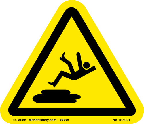 Slip Hazard Label (IS5021-) Slip Hazard Label (IS5021-)