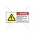 Danger/UPS Voltage Label (H6010-L23DHPL)