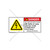 Danger/Arc Flash & Shock Label (H6010-404DHPL)