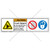 Warning/Crush Hazard Label (HMS-M7WHP-60)