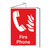 Fire Phone Sign (F1011P-)