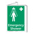 Emergency Shower Sign (F1038P-)