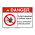 Danger Permit Required Sign (F1144-)