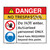 Danger/No Trespassing Sign (F1260-)