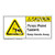 Caution/Pinch Point Hazard Label (H1098-608CH)