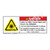 Danger/Laser Radiation Label (H6003-8VDH)